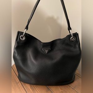 Prada Vitello Daino Leather Shoulder Bag